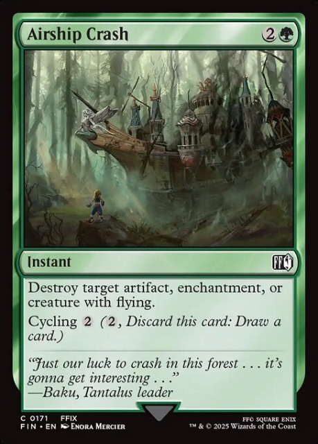 Airship Crash in the group Magic the Gathering / Sets / Final Fantasy Drop / Final Fantasy at Proxyprinters.com (104180)