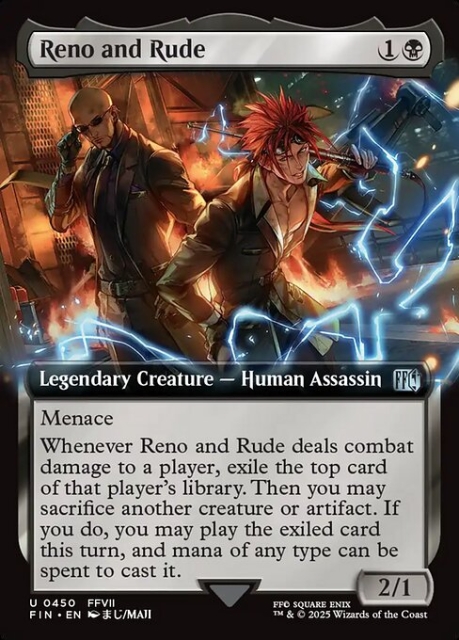 Reno and Rude in the group Magic the Gathering / Sets / Final Fantasy Drop / Final Fantasy at Proxyprinters.com (104188)