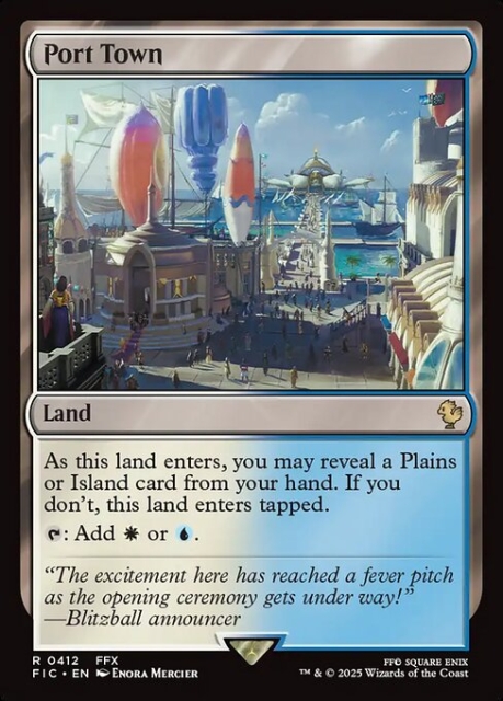 Port Town in the group Magic the Gathering / Sets / Final Fantasy Drop / Final Fantasy Commander at Proxyprinters.com (104196)