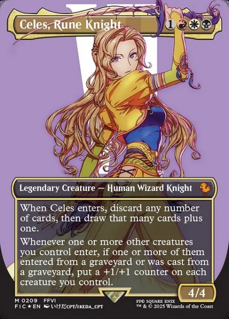 Celes, Rune Knight in the group Magic the Gathering / Sets / Final Fantasy Drop / Final Fantasy Commander at Proxyprinters.com (104197)