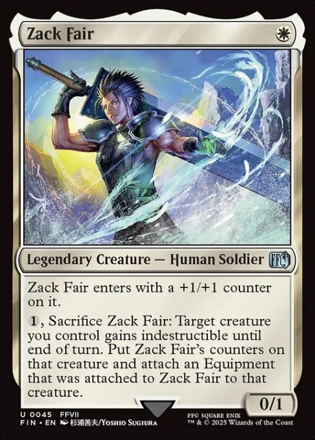 Zack Fair in the group Magic the Gathering / Sets / Final Fantasy Drop / Final Fantasy at Proxyprinters.com (104200)