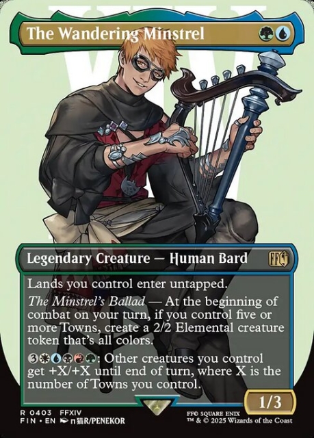 The Wandering Minstrel in the group Magic the Gathering / Sets / Final Fantasy Drop / Final Fantasy at Proxyprinters.com (104205)