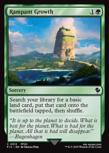 Rampant Growth in the group Magic the Gathering / Sets / Final Fantasy Drop / Final Fantasy Commander at Proxyprinters.com (104206)