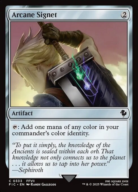 Arcane Signet in the group Magic the Gathering / Sets / Final Fantasy Drop / Final Fantasy Commander at Proxyprinters.com (104207)