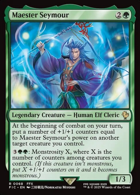 Maester Seymour in the group Magic the Gathering / Sets / Final Fantasy Drop / Final Fantasy Commander at Proxyprinters.com (104217)