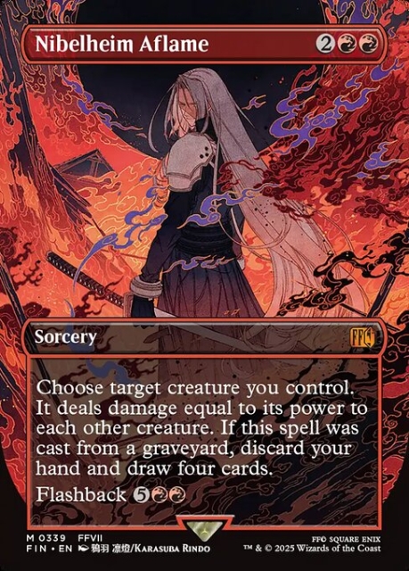 Nibelheim Aflame in the group Magic the Gathering / Sets / Final Fantasy Drop / Final Fantasy at Proxyprinters.com (104218)