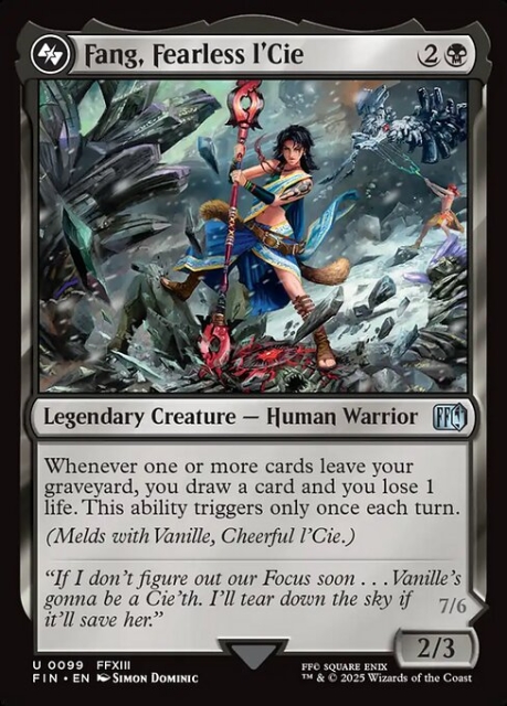 Fang, Fearless l'Cie in the group Magic the Gathering / Sets / Final Fantasy Drop / Final Fantasy at Proxyprinters.com (104222)