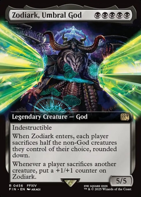 Zodiark, Umbral God in the group Magic the Gathering / Sets / Final Fantasy Drop / Final Fantasy at Proxyprinters.com (104224)