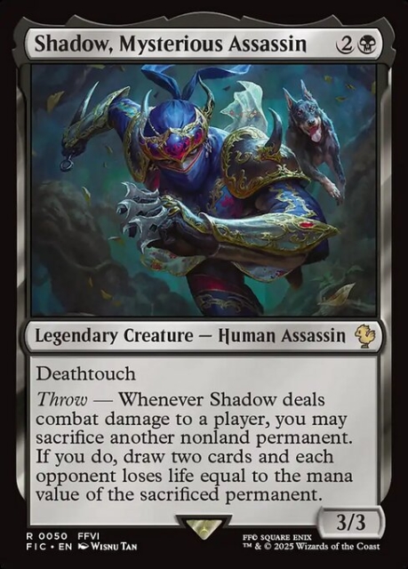 Shadow, Mysterious Assassin in the group Magic the Gathering / Types / Creatures / Human at Proxyprinters.com (104225)