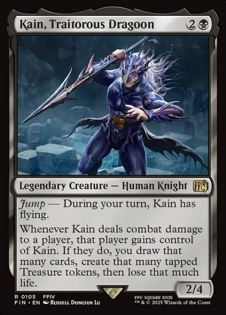 Kain, Traitorous Dragoon in the group Magic the Gathering / Sets / Final Fantasy Drop / Final Fantasy at Proxyprinters.com (104226)