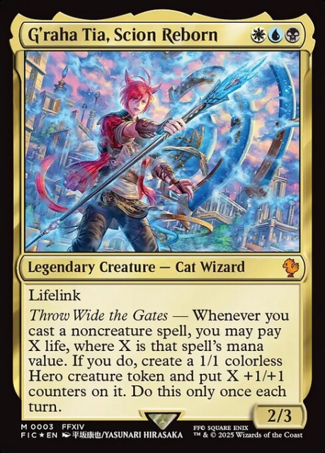 G'raha Tia, Scion Reborn in the group Magic the Gathering / Sets / Final Fantasy Drop / Final Fantasy Commander at Proxyprinters.com (104227)