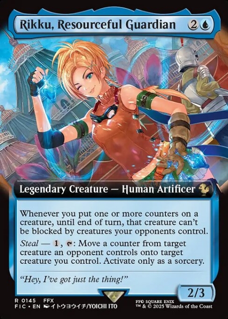 Rikku, Resourceful Guardian in the group Magic the Gathering / Sets / Final Fantasy Drop / Final Fantasy Commander at Proxyprinters.com (104229)
