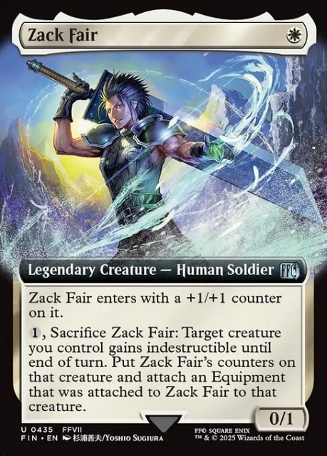 Zack Fair in the group Magic the Gathering / Sets / Final Fantasy Drop / Final Fantasy at Proxyprinters.com (104230)