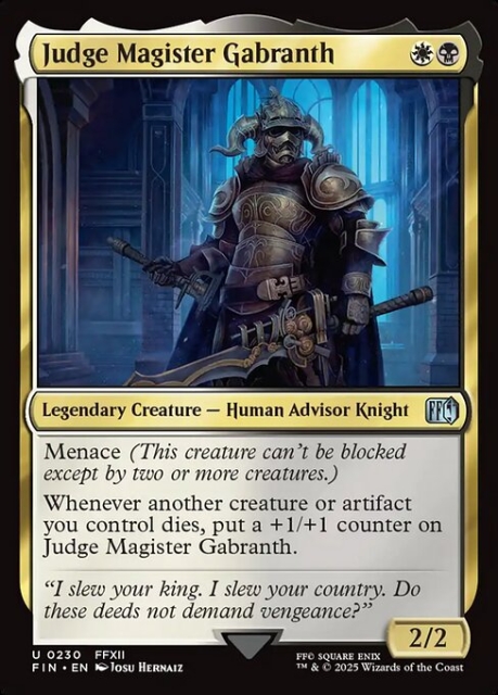 Judge Magister Gabranth in the group Magic the Gathering / Sets / Final Fantasy Drop / Final Fantasy at Proxyprinters.com (104233)