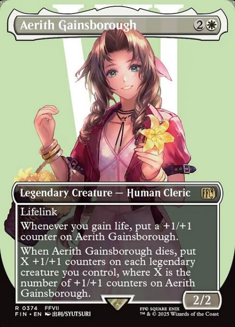 Aerith Gainsborough in the group Magic the Gathering / Types / Creatures / Human at Proxyprinters.com (104235)