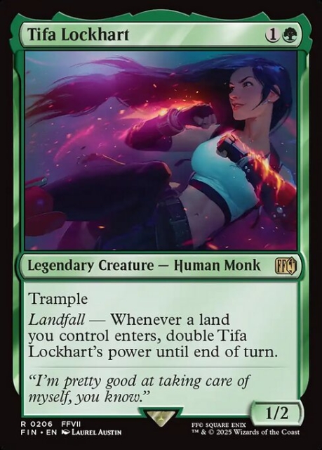 Tifa Lockhart in the group Magic the Gathering / Sets / Final Fantasy Drop / Final Fantasy at Proxyprinters.com (104240)