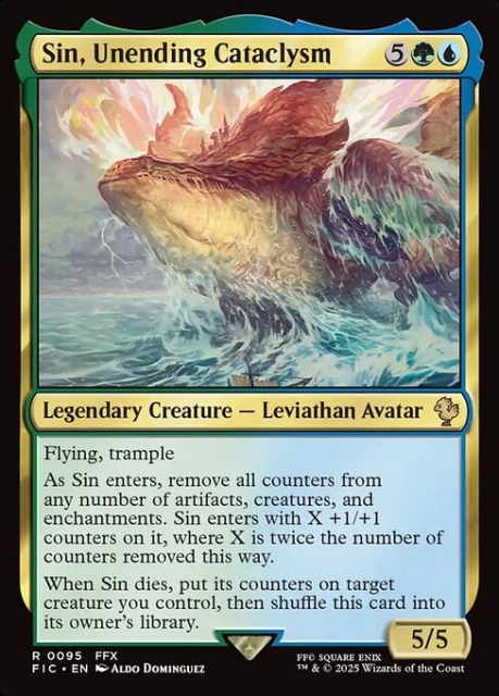 Sin, Unending Cataclysm in the group Magic the Gathering / Sets / Final Fantasy Drop / Final Fantasy Commander at Proxyprinters.com (104244)
