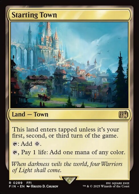 Starting Town in the group Magic the Gathering / Sets / Final Fantasy Drop / Final Fantasy at Proxyprinters.com (104247)