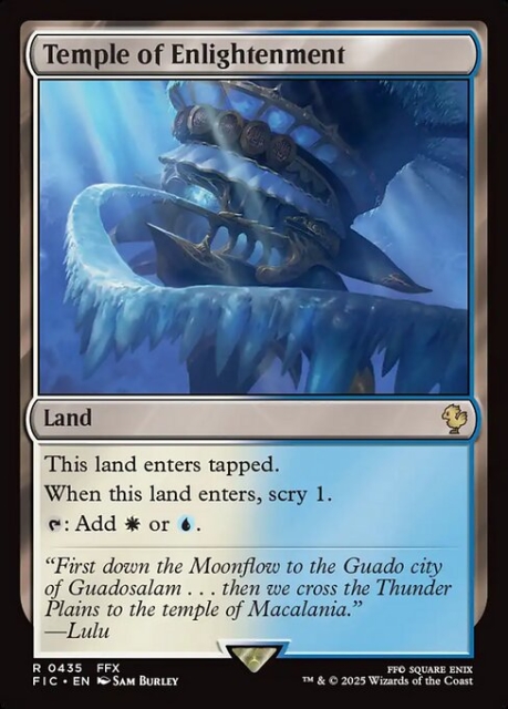 Temple of Enlightenment in the group Magic the Gathering / Sets / Final Fantasy Drop / Final Fantasy Commander at Proxyprinters.com (104248)