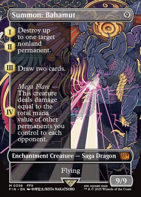 Summon: Bahamut in the group Magic the Gathering / Sets / Final Fantasy Drop / Final Fantasy at Proxyprinters.com (104254)