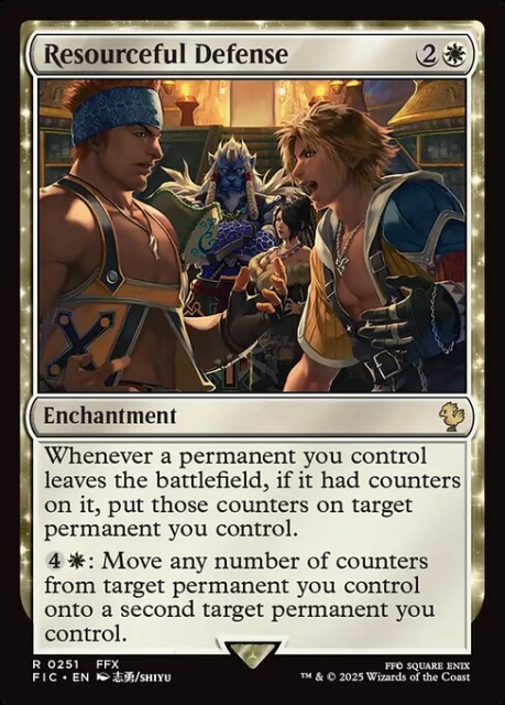 Resourceful Defense in the group Magic the Gathering / Sets / Final Fantasy Drop / Final Fantasy Commander at Proxyprinters.com (104260)