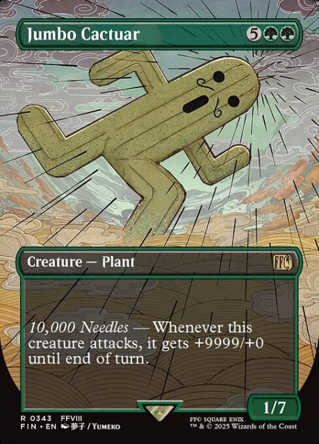 Jumbo Cactuar in the group Magic the Gathering / Sets / Final Fantasy Drop / Final Fantasy at Proxyprinters.com (104263)