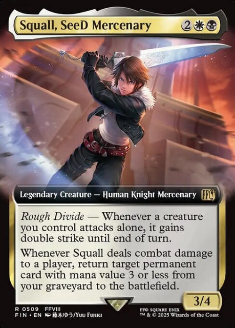 Squall, SeeD Mercenary in the group Magic the Gathering / Sets / Final Fantasy Drop / Final Fantasy at Proxyprinters.com (104267)