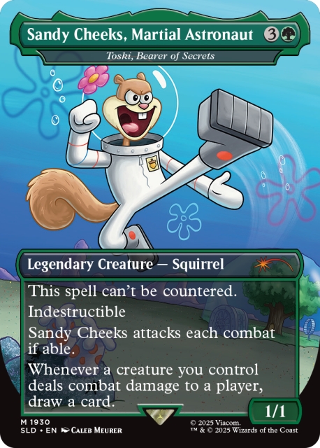 Toski, Bearer of Secrets as Sandy Cheeks, Martial Astronaut