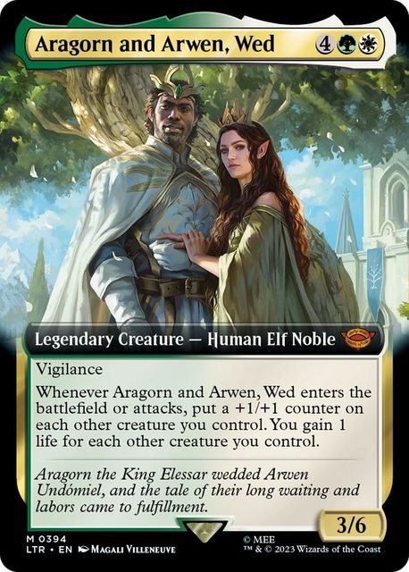 Aragorn and Arwen, Wed