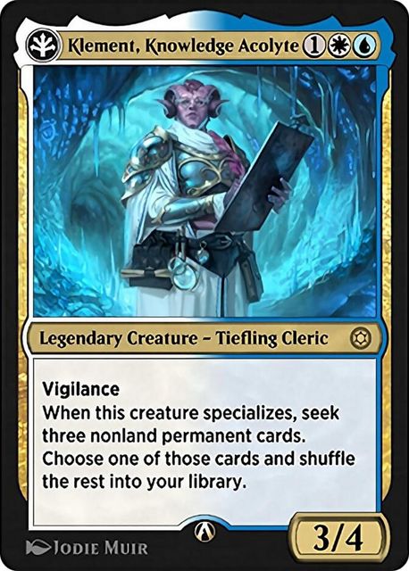 Klement, Knowledge Acolyte