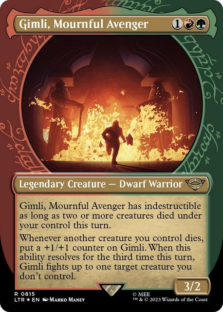 Gimli, Mournful Avenger