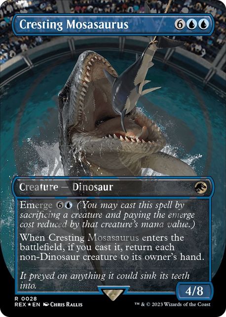 Cresting Mosasaurus