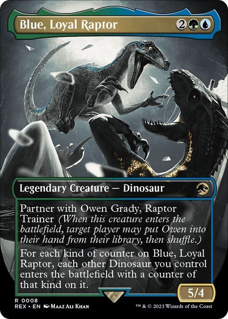 Blue, Loyal Raptor