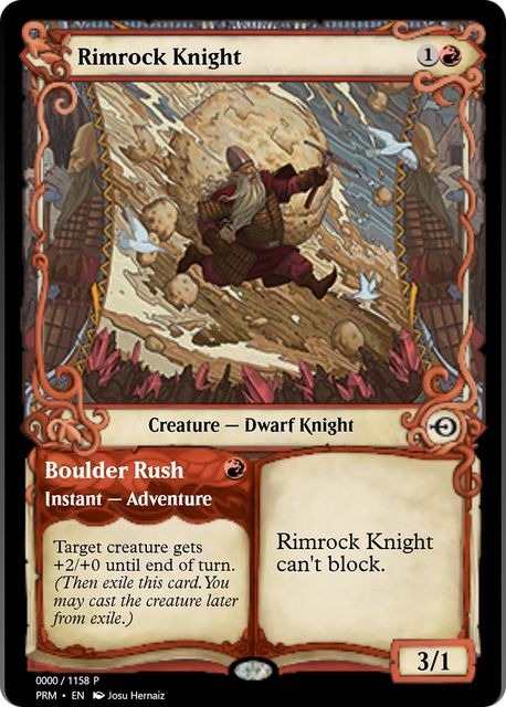 Rimrock Knight // Boulder Rush