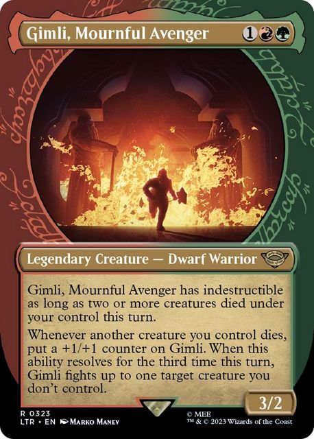 Gimli, Mournful Avenger