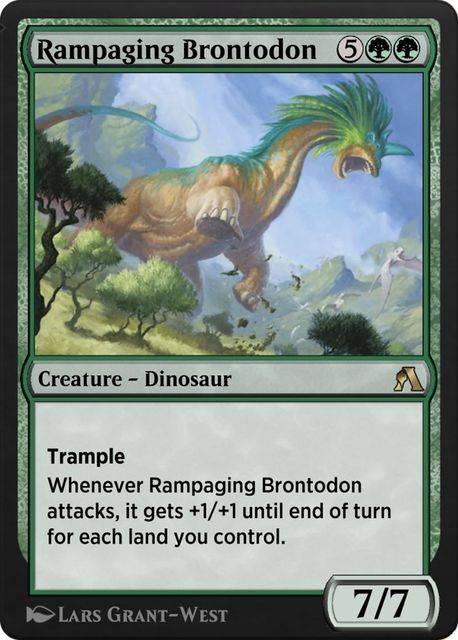Rampaging Brontodon