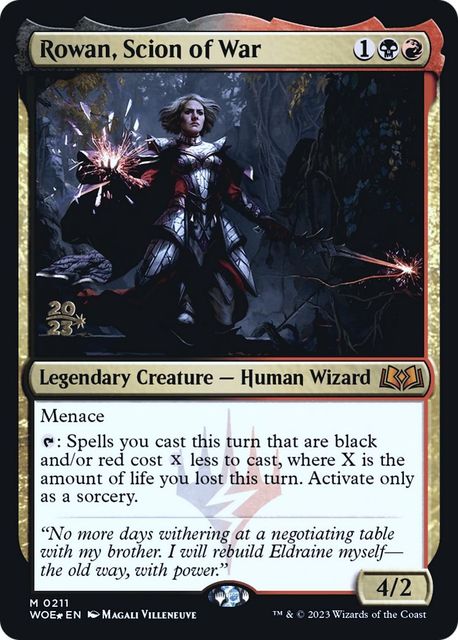 Rowan, Scion of War