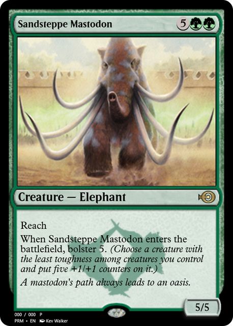 Sandsteppe Mastodon