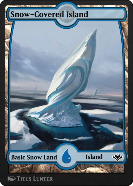 Snow-Covered Island