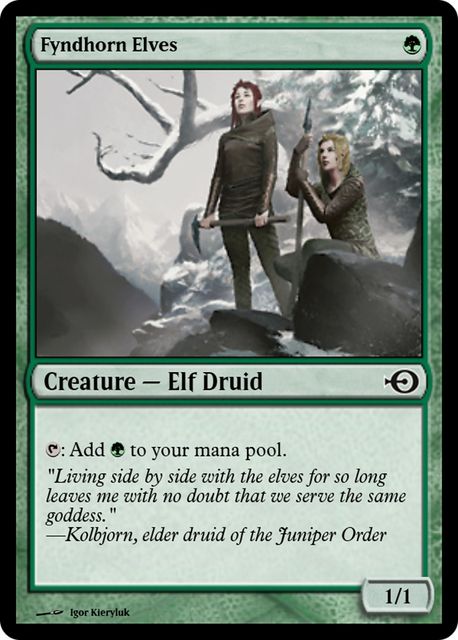 Fyndhorn Elves