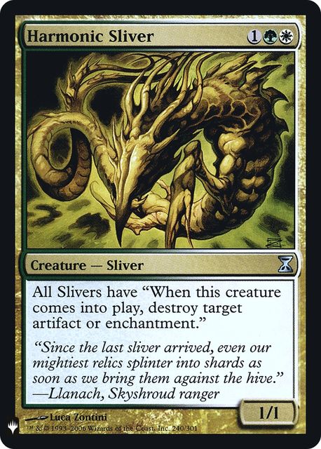 Harmonic Sliver
