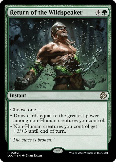 Return of the Wildspeaker