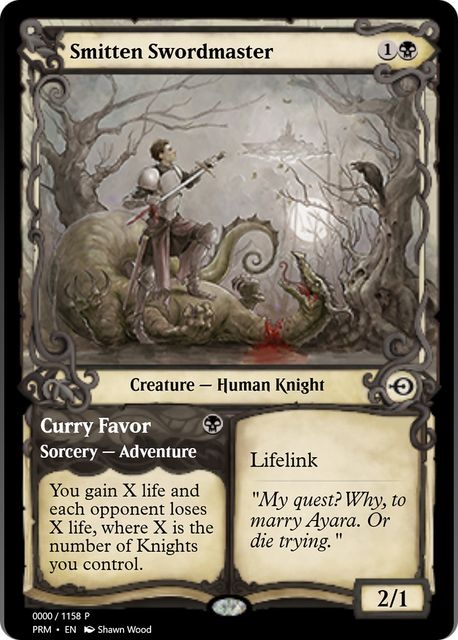 Smitten Swordmaster // Curry Favor