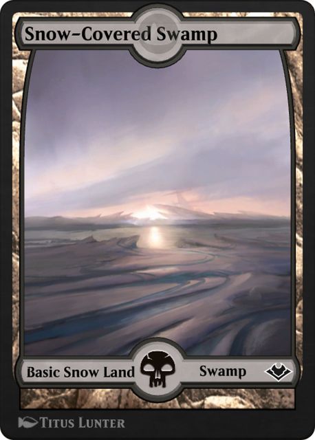 Snow-Covered Swamp