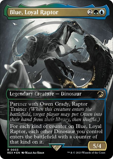 Blue, Loyal Raptor