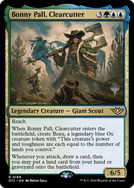 Bonny Pall, Clearcutter