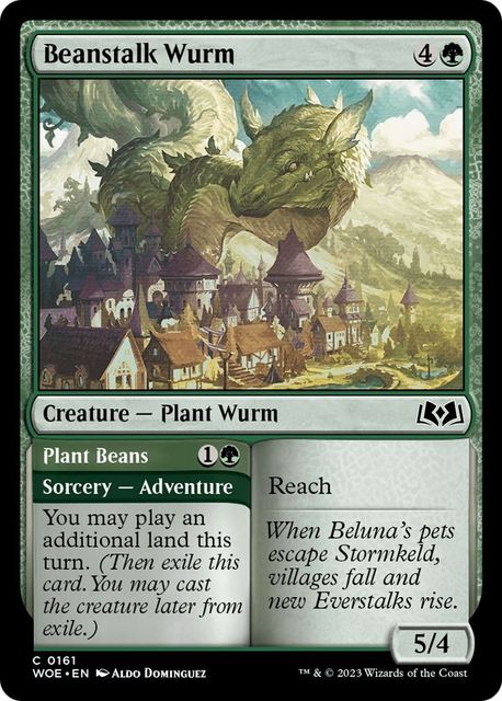 Beanstalk Wurm // Plant Beans