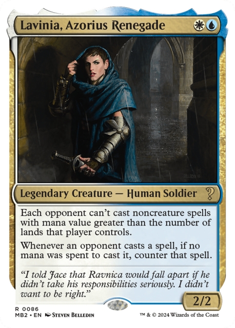 Lavinia, Azorius Renegade