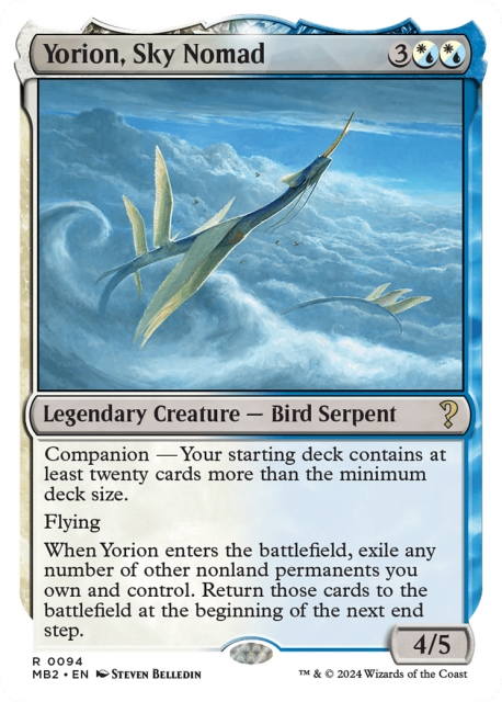 Yorion, Sky Nomad