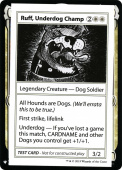 Ruff, Underdog Champ Ruff, Underdog Champ